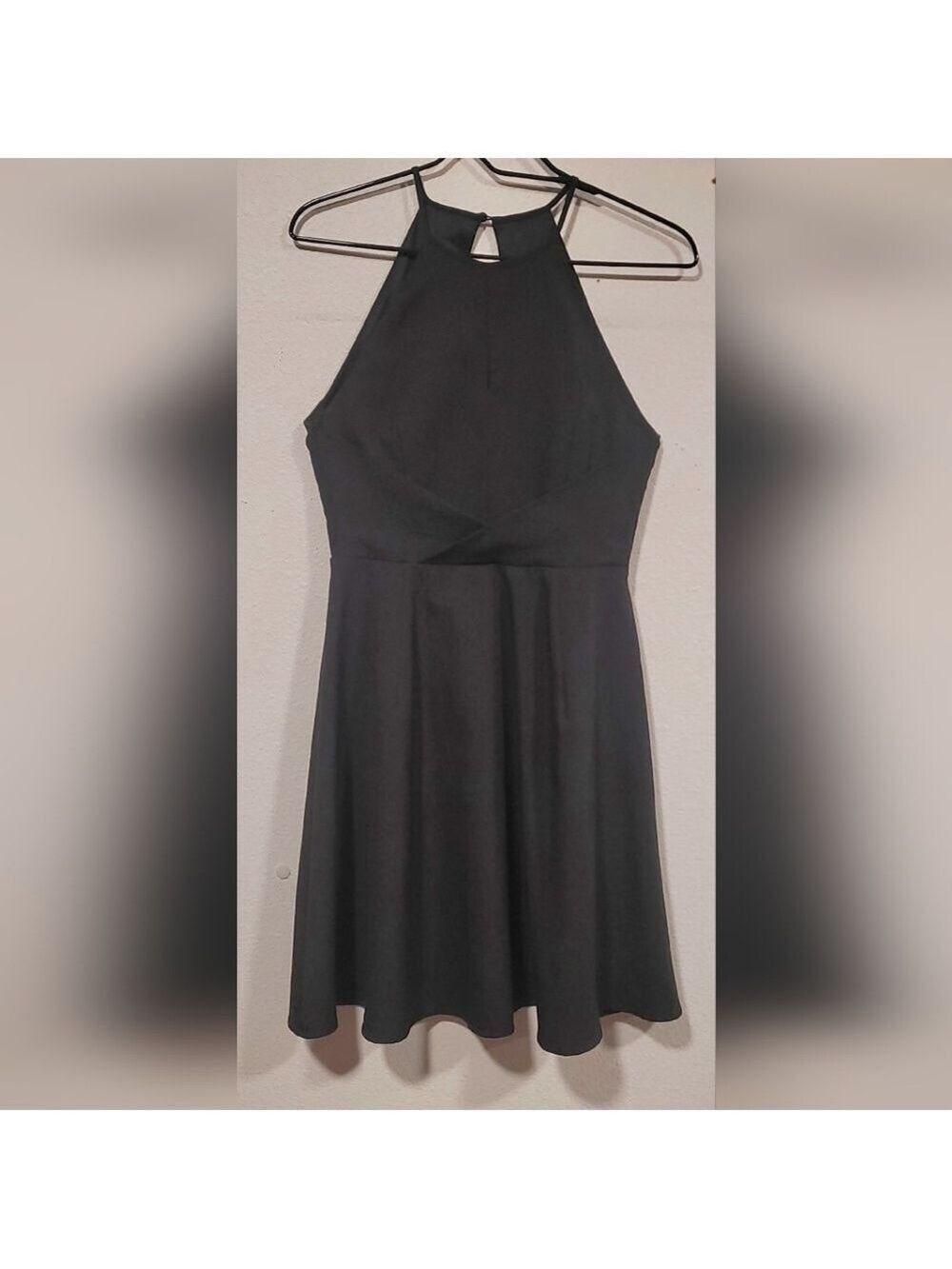 Hyfve Black Halter Dress Sz Small